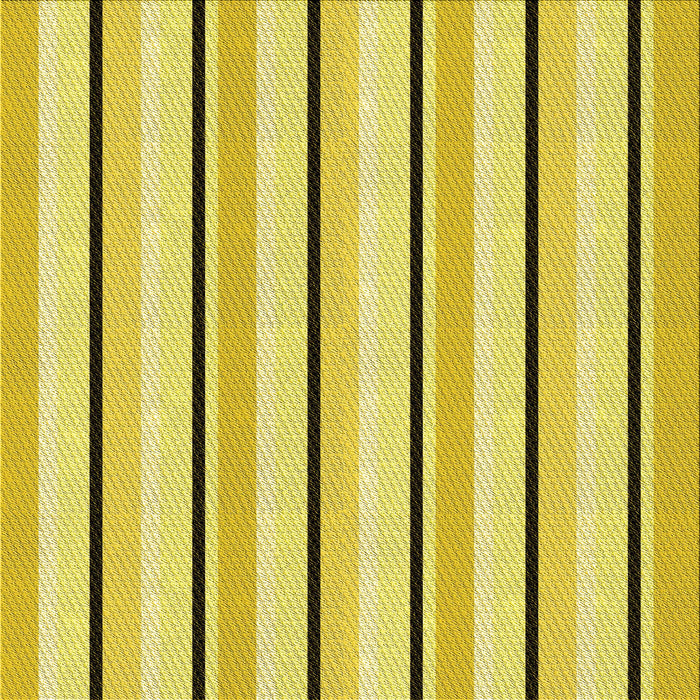 Round Machine Washable Transitional Bold Yellow Rug, wshpat3493yw