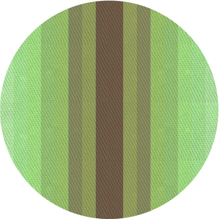 Square Machine Washable Transitional Olive Green Rug in a Living Room, wshpat3494grn