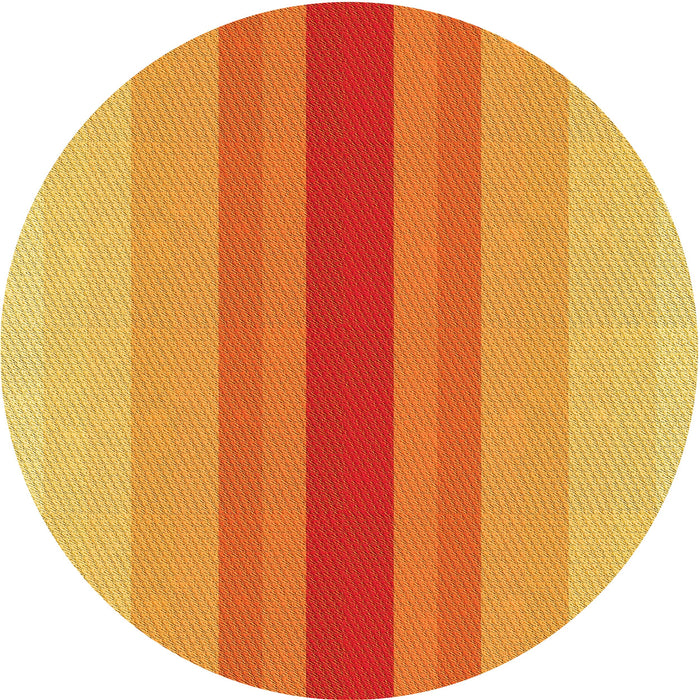 Square Machine Washable Transitional Orange Red Orange Rug in a Living Room, wshpat3494yw