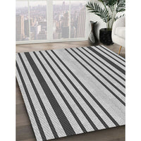 Patterned Carbon Gray Rug, pat3495gry