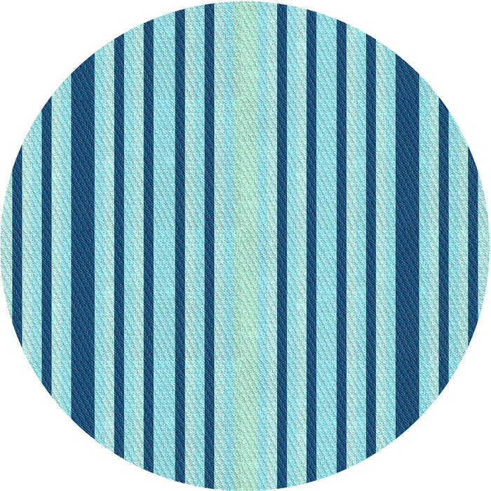 Square Machine Washable Transitional Bright Navy Blue Rug in a Living Room, wshpat3495lblu
