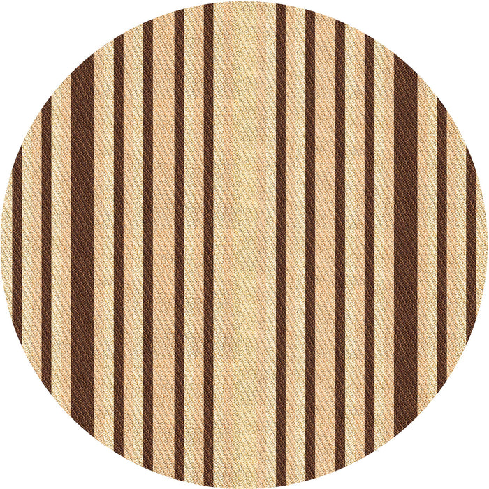 Square Patterned Saddle Brown Rug, pat3495org