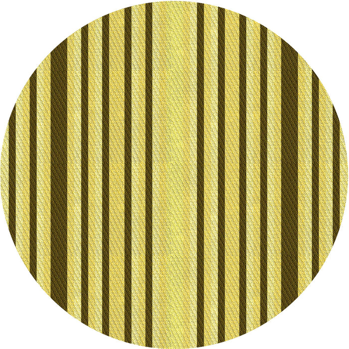 Square Machine Washable Transitional Dark Yellow Green Rug in a Living Room, wshpat3495yw