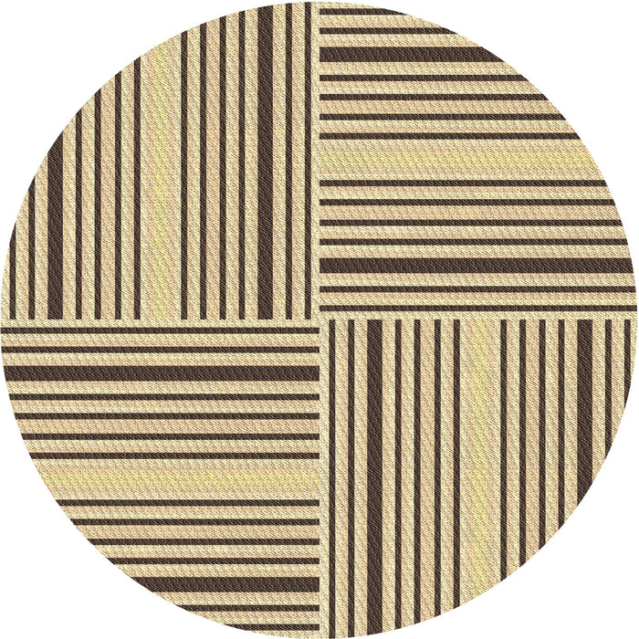 Square Machine Washable Transitional Brown Gold Rug in a Living Room, wshpat3496brn