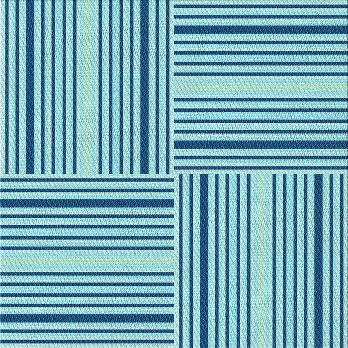 Round Patterned Bright Navy Blue Rug, pat3496lblu