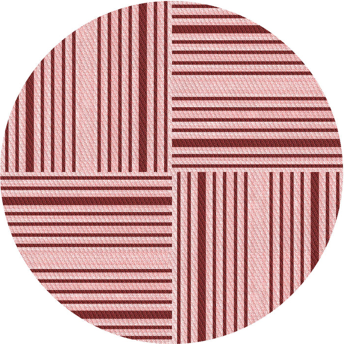 Square Machine Washable Transitional Red Rug in a Living Room, wshpat3496rd