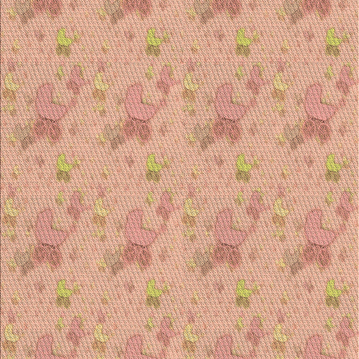 Machine Washable Transitional Orange Rug, wshpat3498brn