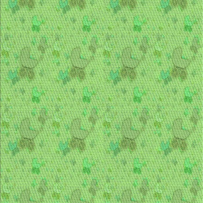 Patterned Emerald Green Rug, pat3498grn