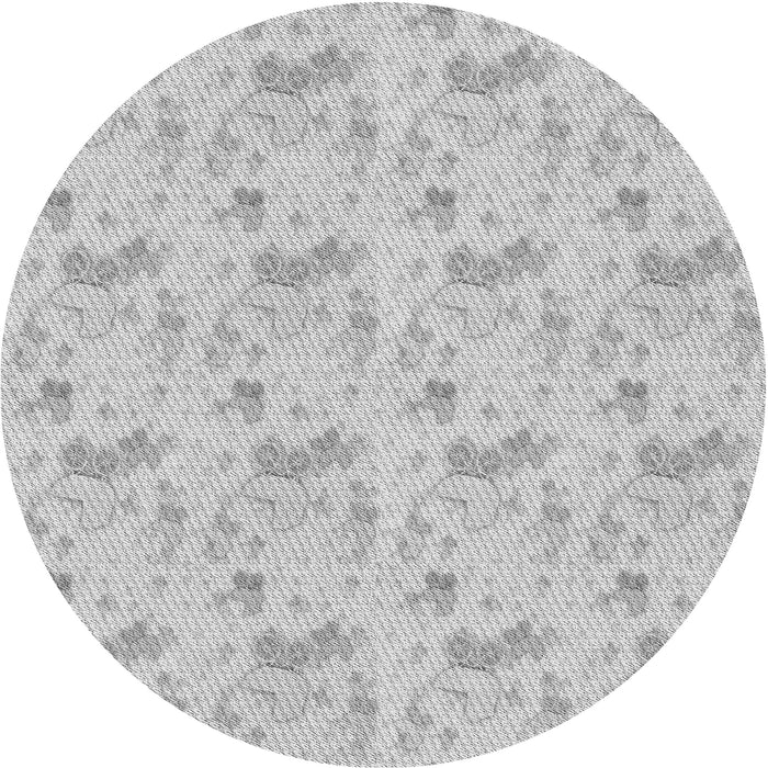 Square Patterned Dark Gray Rug, pat3498gry