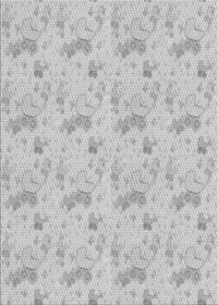 Machine Washable Transitional Dark Gray Rug, wshpat3498gry