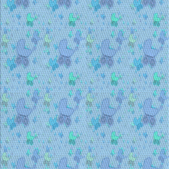 Patterned Blue Rug, pat3498lblu