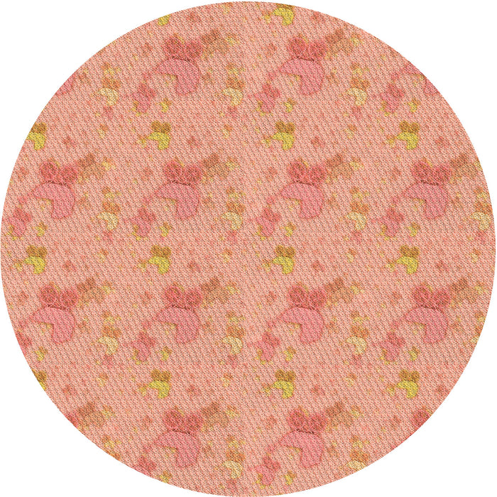 Square Machine Washable Transitional Bright Orange Rug in a Living Room, wshpat3498org