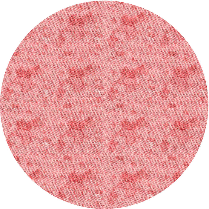 Square Machine Washable Transitional Pastel Pink Rug in a Living Room, wshpat3498rd