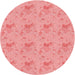 Square Patterned Pastel Pink Rug, pat3498rd