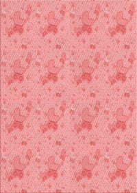 Machine Washable Transitional Pastel Pink Rug, wshpat3498rd