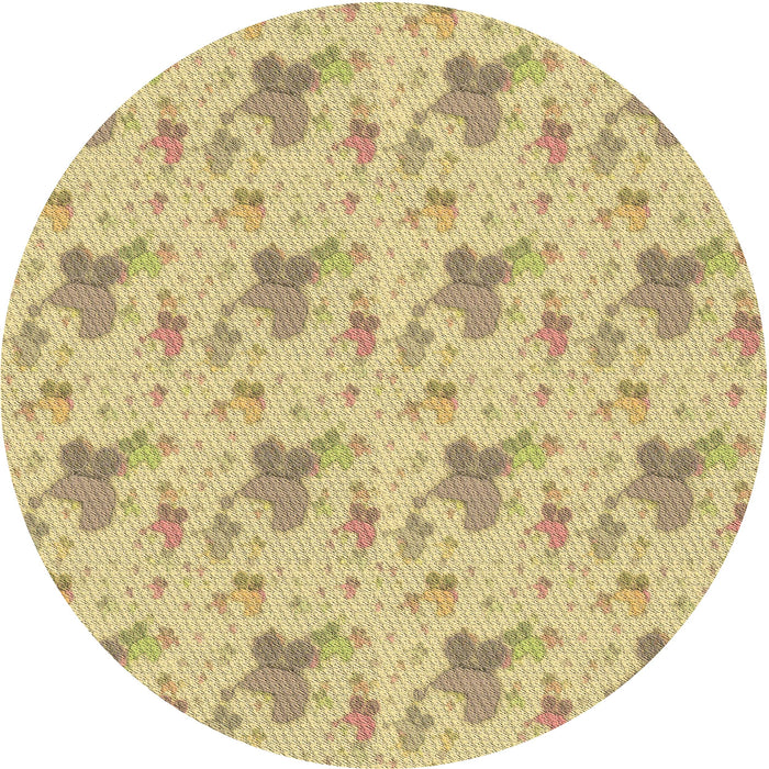 Square Patterned Peru Brown Rug, pat3499brn