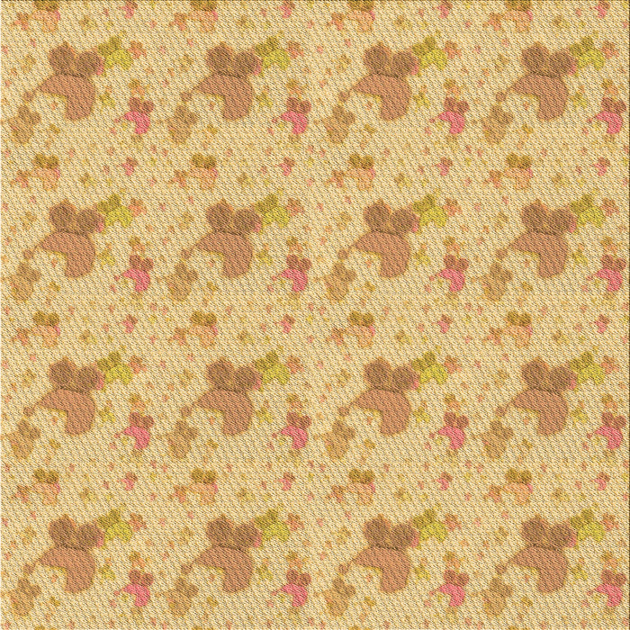 Round Machine Washable Transitional Orange Rug, wshpat3499org