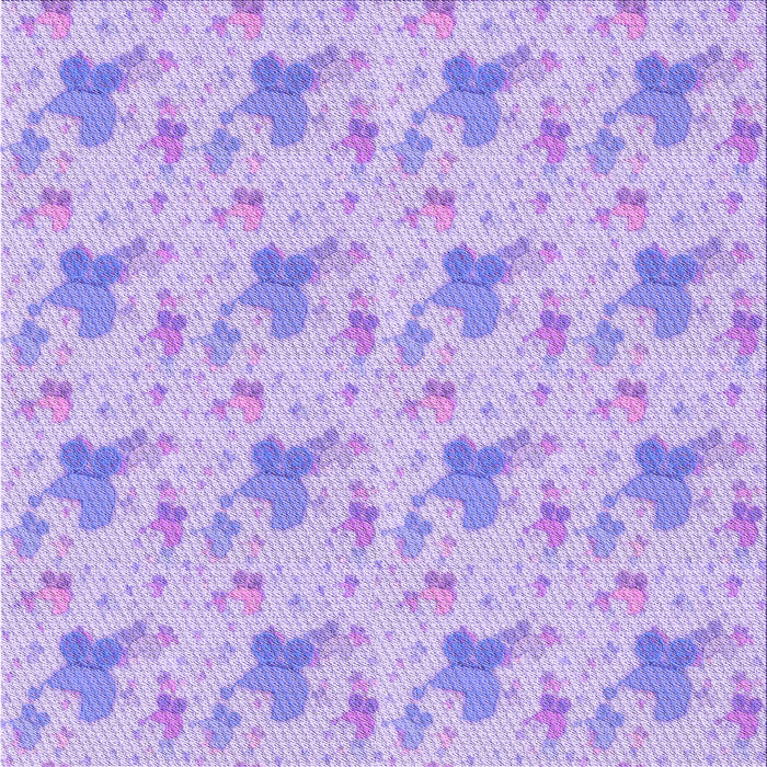 Round Machine Washable Transitional Purple Mimosa Purple Rug, wshpat3499pur