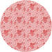 Square Patterned Pink Rug, pat3499rd