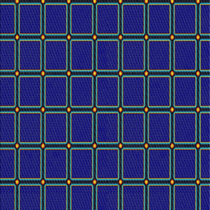 Patterned Steel Blue Novelty Rug, pat349