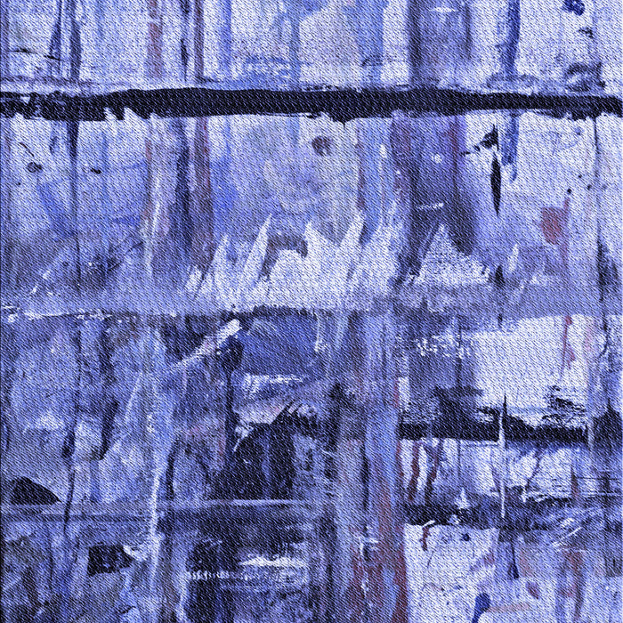 Square Patterned Sky Blue Rug in a Living Room, pat35blu