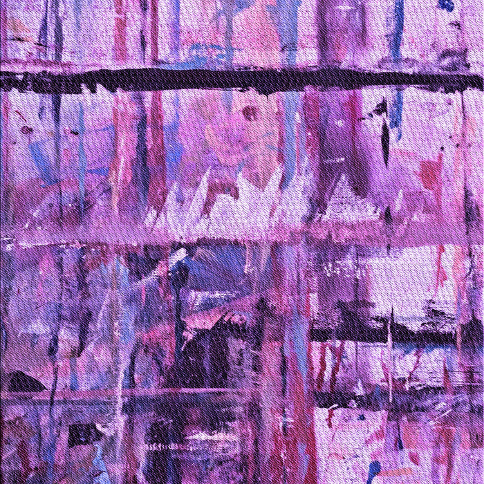 Square Patterned Violet Purple Rug in a Living Room, pat35pur