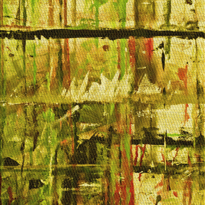 Patterned Dark Bronze Brown Rug, pat35yw