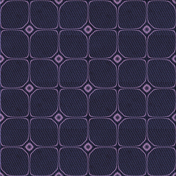 Round Machine Washable Transitional Deep Periwinkle Purple Rug, wshpat350blu