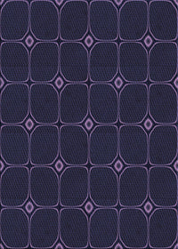 Machine Washable Transitional Deep Periwinkle Purple Rug, wshpat350blu