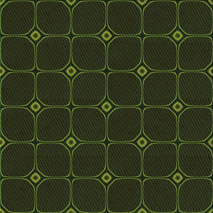 Round Patterned Midnight Gray Rug, pat350grn