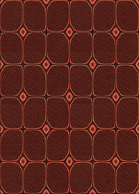 Machine Washable Transitional Tomato Red Rug, wshpat350org