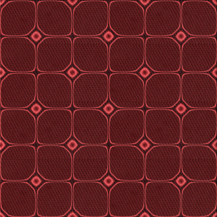 Round Patterned Maroon Red Rug, pat350rd
