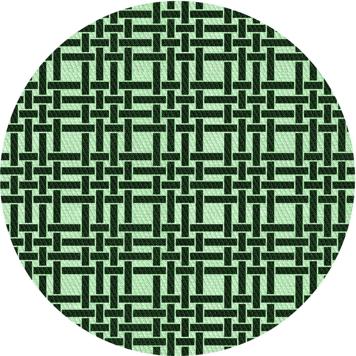 Square Machine Washable Transitional Pastel Green Rug in a Living Room, wshpat3500grn