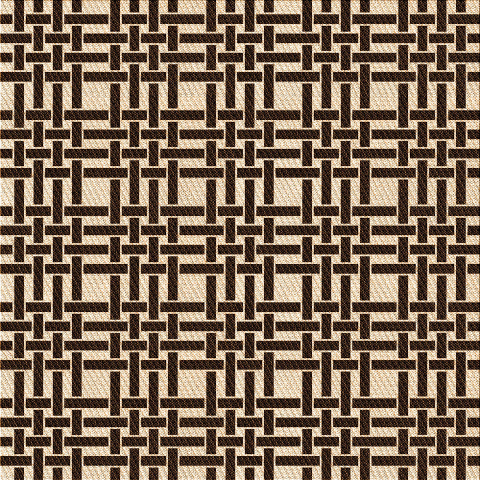 Round Patterned Black Brown Rug, pat3500org