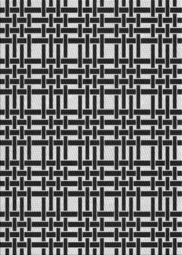 Patterned Silver Gray Novelty Rug, pat3500