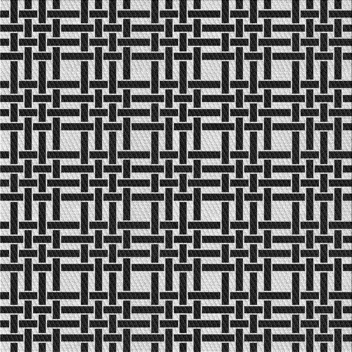 Square Patterned Silver Gray Novelty Rug, pat3500