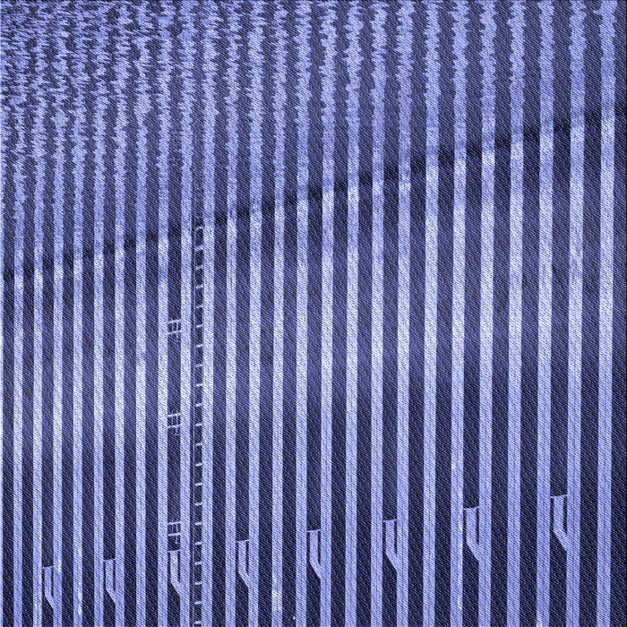 Round Machine Washable Transitional Sky Blue Rug, wshpat3501blu