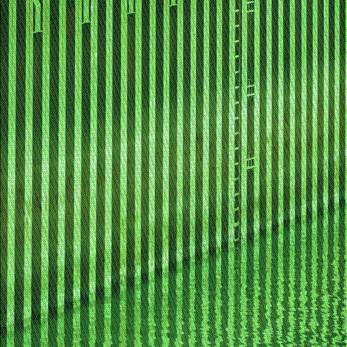 Patterned Deep Emerald Green Rug, pat3501grn