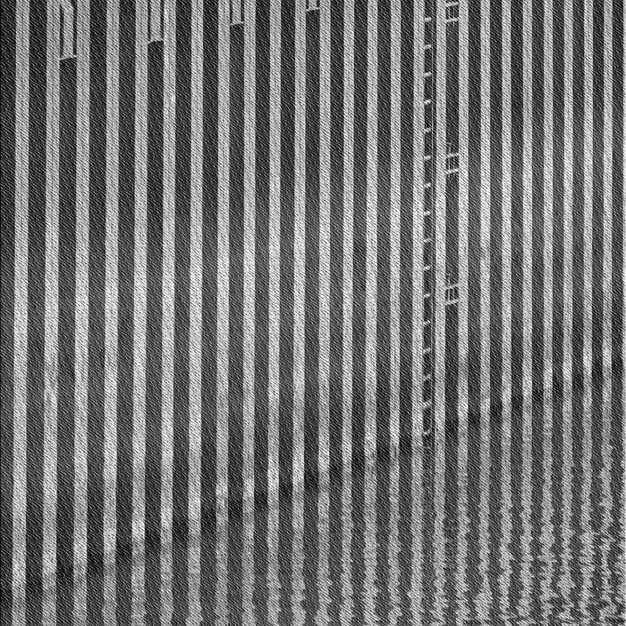 Machine Washable Transitional Dark Gray Rug, wshpat3501gry