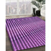 Patterned Dark Magenta Purple Rug in Family Room, pat3501pur