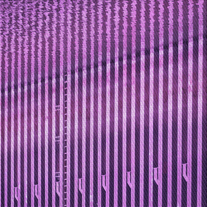 Round Patterned Dark Magenta Purple Rug, pat3501pur