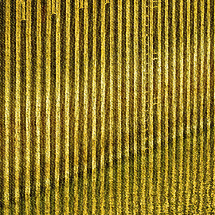 Patterned Deep Yellow Rug, pat3501yw