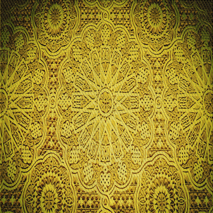 Round Machine Washable Transitional Dark Bronze Brown Rug, wshpat3502yw