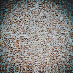 Square Patterned Silver Gray Novelty Rug, pat3502