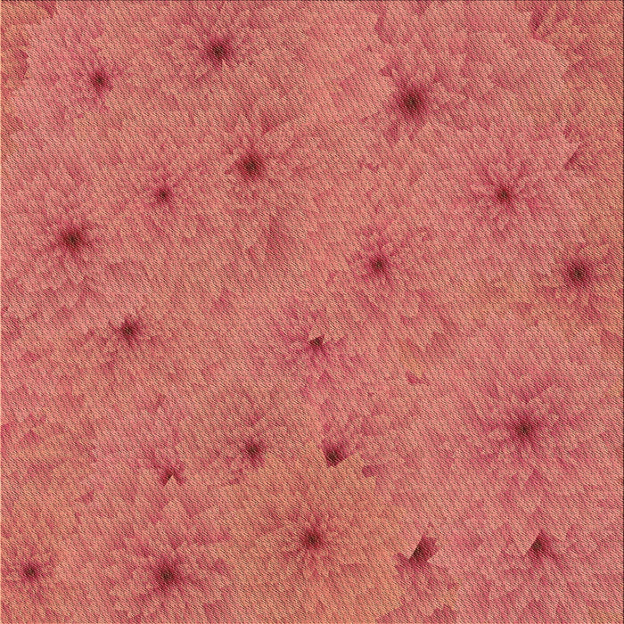 Round Patterned Tomato Red Rug, pat3503brn