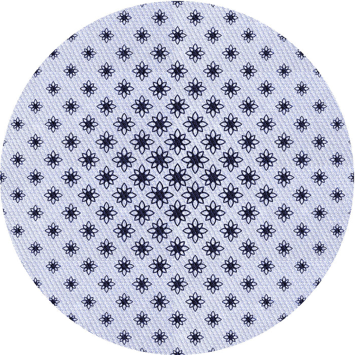 Square Machine Washable Transitional Lavender Blue Rug in a Living Room, wshpat3504blu
