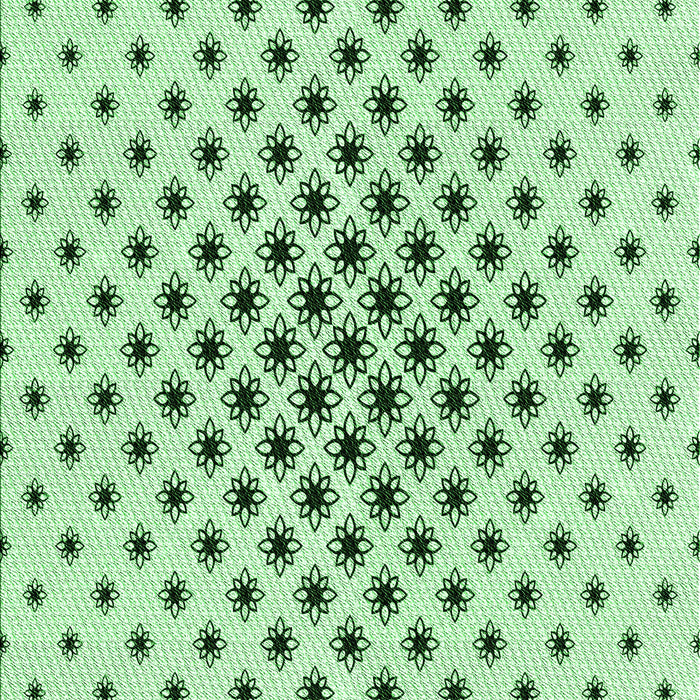 Patterned Mint Green Rug, pat3504grn