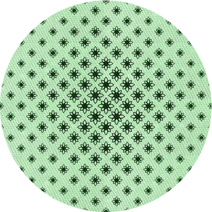 Square Patterned Mint Green Rug, pat3504grn