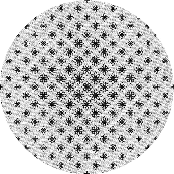 Square Patterned Gray Rug, pat3504gry