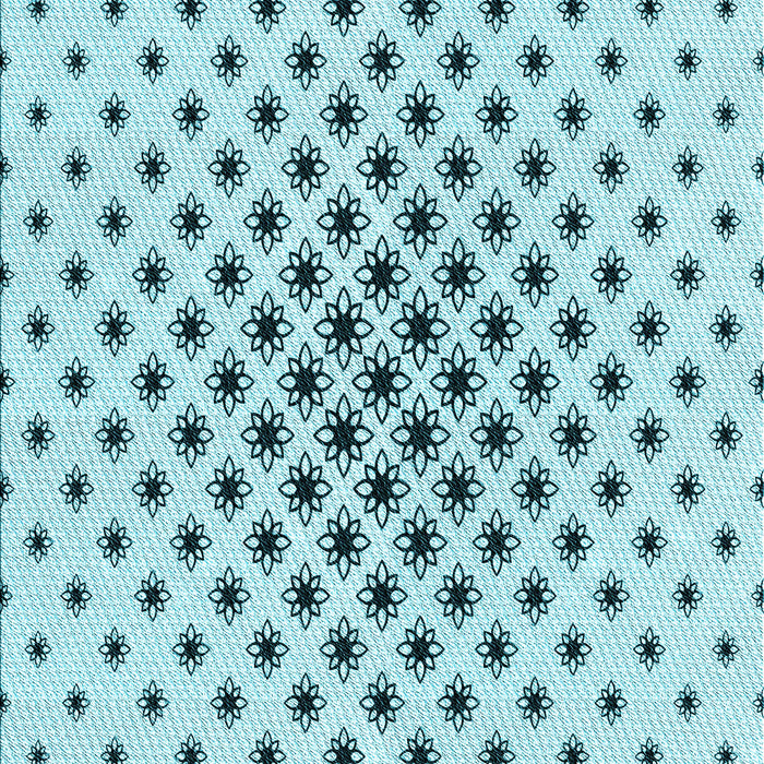 Patterned Seafoam Green Rug, pat3504lblu